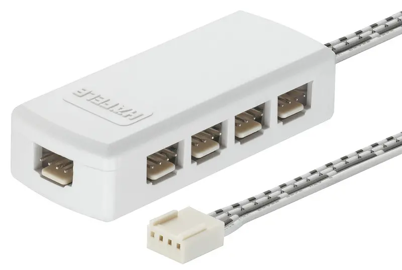Häfele Loox 9-Port Rgb Led Distribution Hub 1
