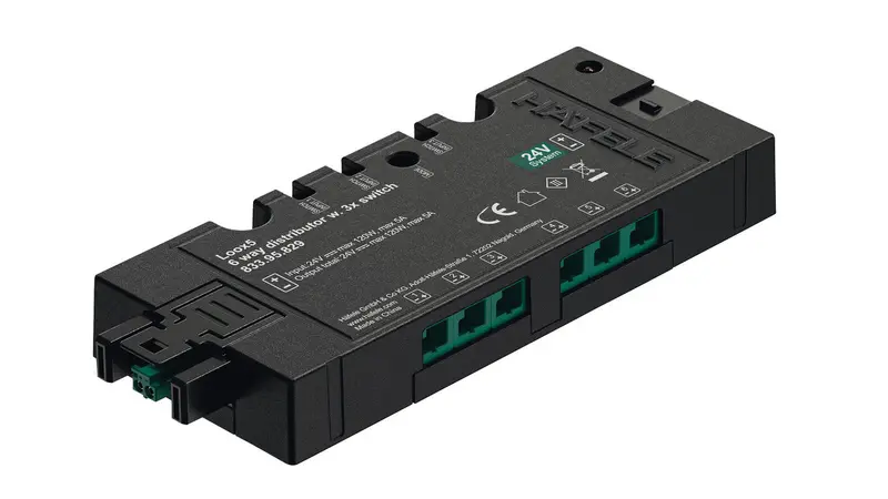 Häfele Loox5 24V 6-Way Distributor With Multi-Switch Functionality (Supports Up To 3 Switches) 1