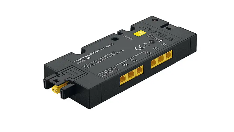 Häfele Loox5 6-Channel Box-To-Box Distributor With Switch Control 1