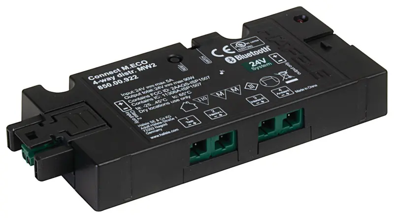 Häfele Loox5 Connect 4-Port 24V Mesh Distributor For Multi-White Led Systems 1