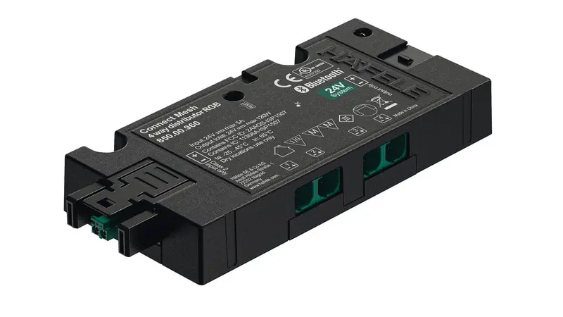 Häfele Loox5 Connect Mesh Eco Rgb Led Distributor – 4-Port, 24V Dc 1