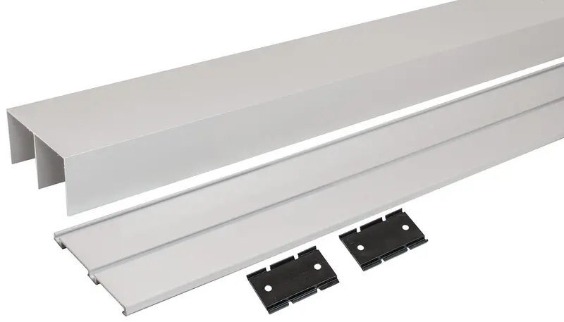 Häfele S80 Powder-Coated Track Set – Oil-Rubbed Bronze, 2000 Mm 1