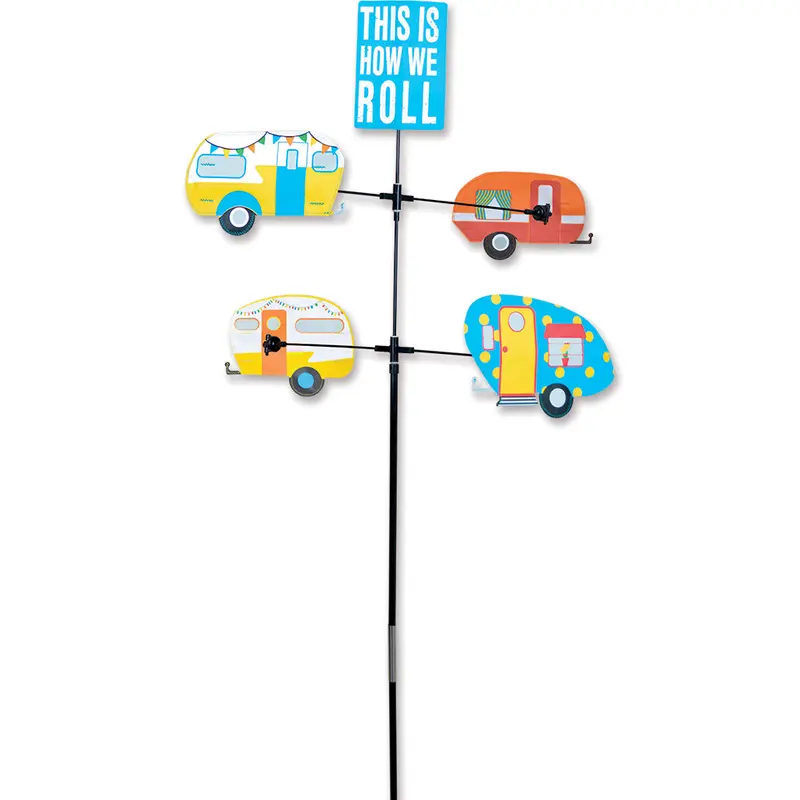 How We Roll Carousel Spinner – Playful Multi-Wheel Kinetic Sculpture 1