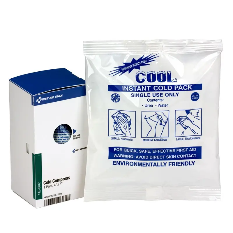 Instant Cold Compress – 4" X 5", Single-Use, Pre-Activated Gel Pack 1