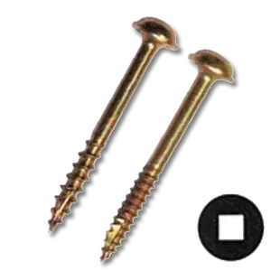 Intertek Round-Washer Square-Drive Type 17 Pocket-Hole Screws 1