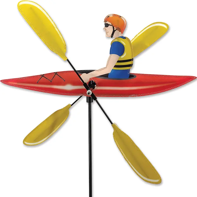 Kayak Whirligig 20-Inch Garden Spinner 1
