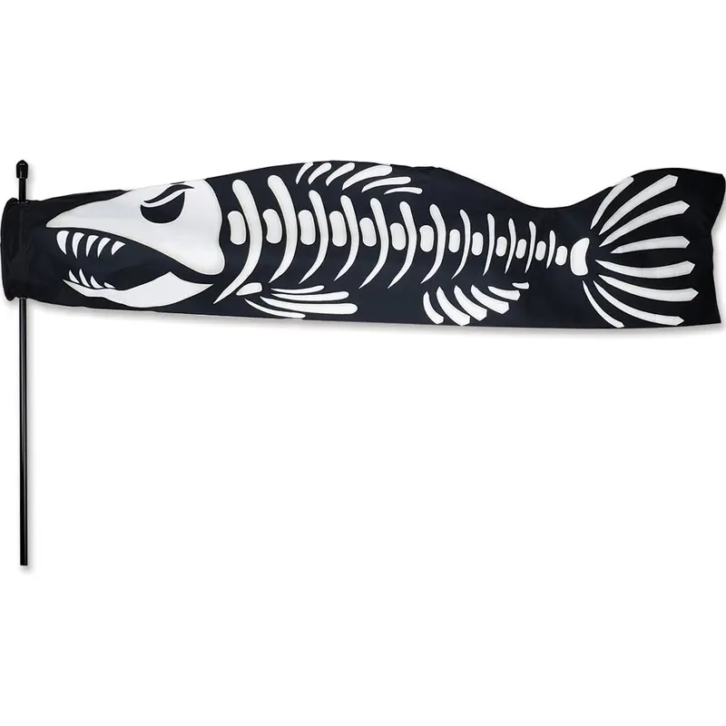 Koi-Themed Directional Windsock – Skeleton Design 1
