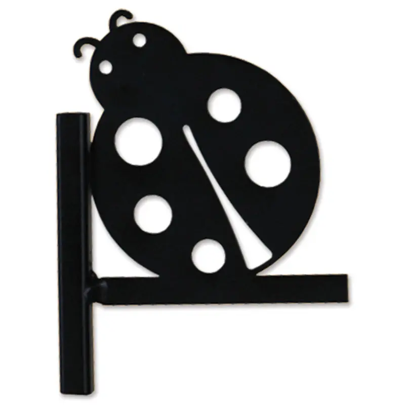 Ladybug-Themed Outdoor Flag Finial 1
