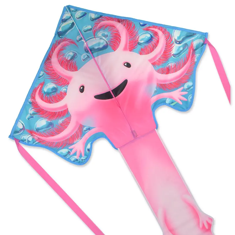 Large Axolotl-Themed Easy-Flyer Kite 1