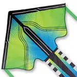 Large Lime Neontech Easy Flyer Kite 1