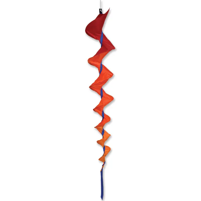 Large Orange Fusilli Spinning Windsock – Soundwinds 1