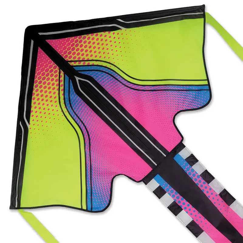 Large Tropical Neontech Easy Flyer Kite 1