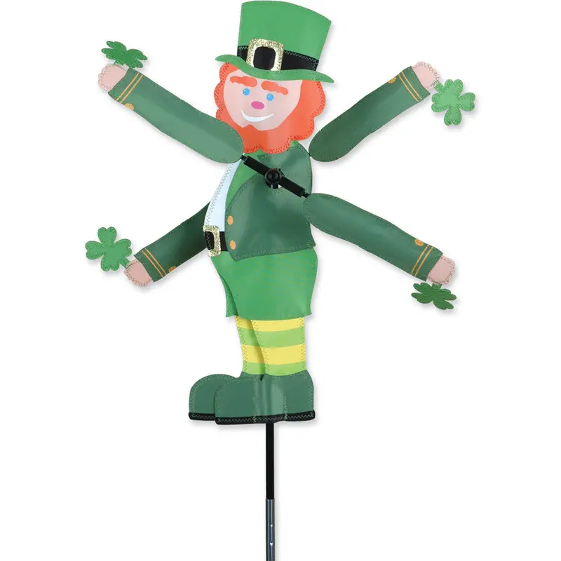 Leprechaun Whirligig 18-Inch Outdoor Spinner 1