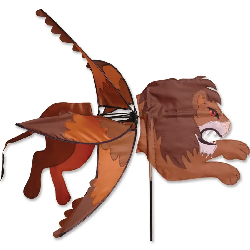 Lion-Shaped Aerial Wind Spinner 1