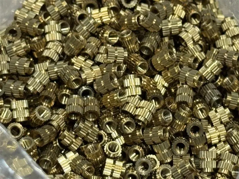 M3 Tall-Profile Plastic Heat Inserts For Thick-Section Threaded Fastening 1