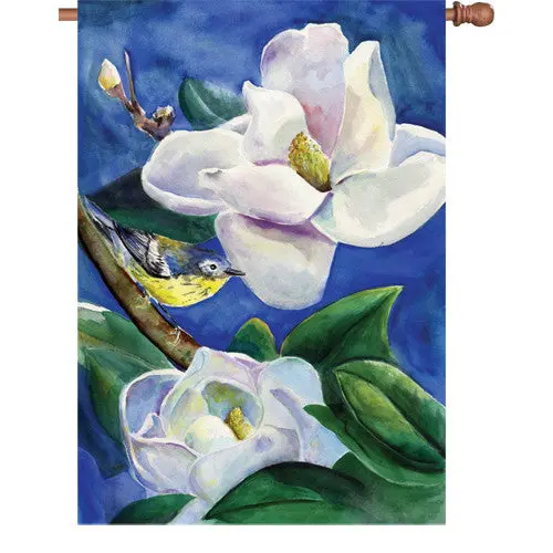 Magnolia Warbler 28-Inch Nature-Inspired Garden Flag 1