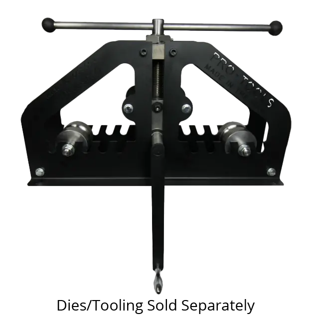 Manual Large-Radius 3-Roll Tube Bender — Heavy-Duty Hand-Powered Design 1