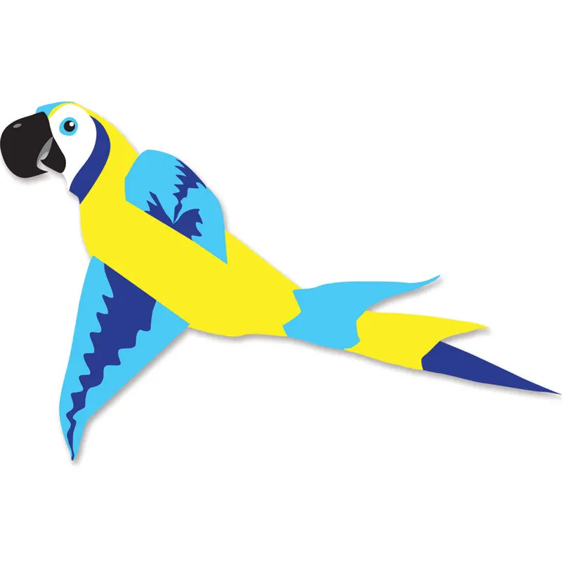 Mega Macaw Kite – Striking Blue And Yellow Palette 1