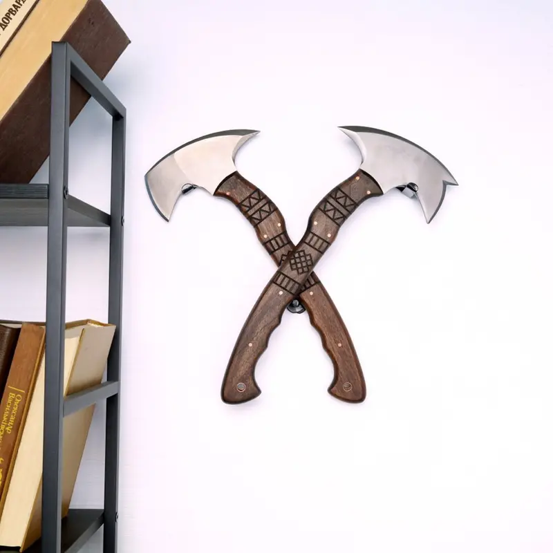 Metal Collector Display Frame – Sleek Showcase For Blades & Tools 1