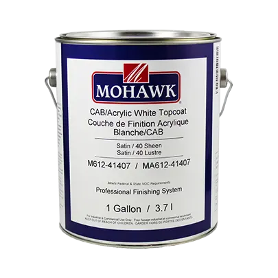 Mohawk Cab/Acrylic White Topcoat – Smooth, Opaque Protective Coating 1
