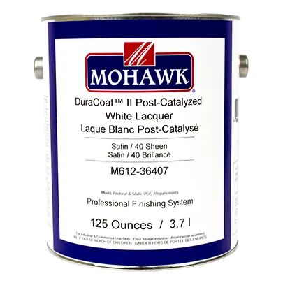 Mohawk Duracoat Ii Post-Catalyzed White Lacquer – Durable Top Coat (Catalyst Sold Separately) 1