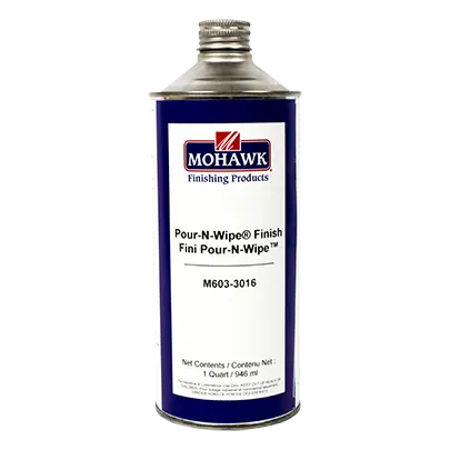 Mohawk Pour-N-Wipe Clear Top Coat For Wood Surfaces 1