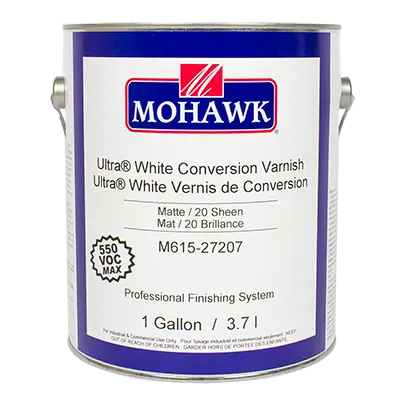 Mohawk Ultra White Conversion Varnish Top Coat – 550 Voc Post-Catalyzed Finish (Catalyst Not Included) 1