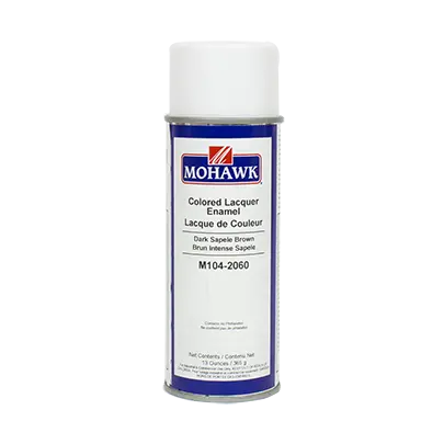 Mohawk White Satin Colored Lacquer Enamel Top Coat 1