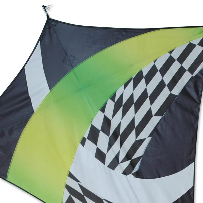 Neon Tronic Gradient Borealis Kite – Shimmering Diamond Shape 1
