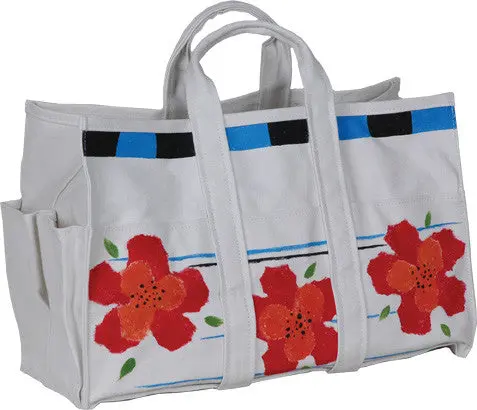 Petit Fleur Design Canvas Tote Bag & Coordinating Gloves 1
