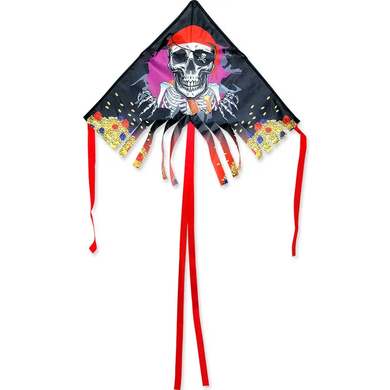 Pirate-Themed 28-Inch Fringe Delta Kite 1