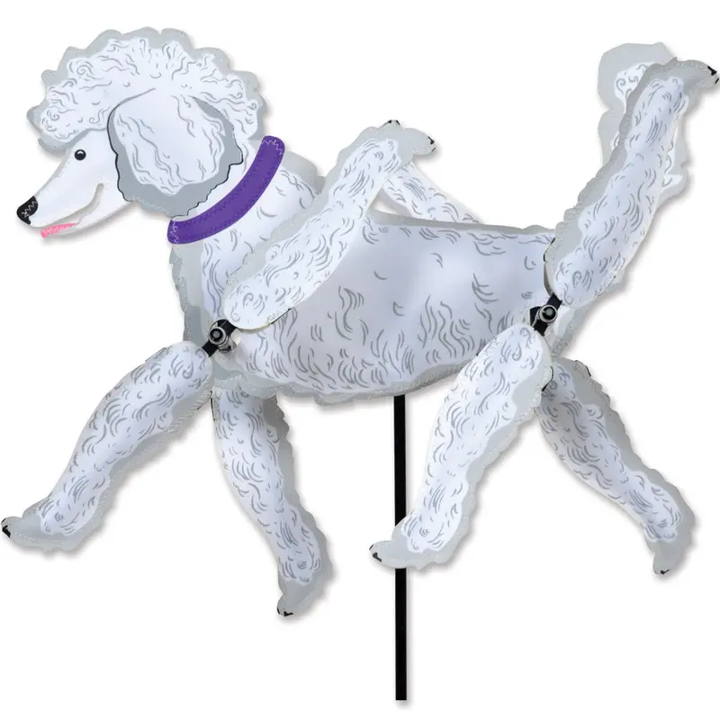 Poodle-Theme Whirligig Spinner Decor 1