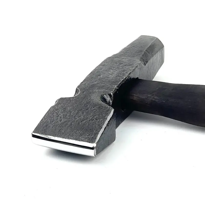 Premium Blacksmith Top Fuller Hammer – 2.4 Lbs Forged Steel Tool 1