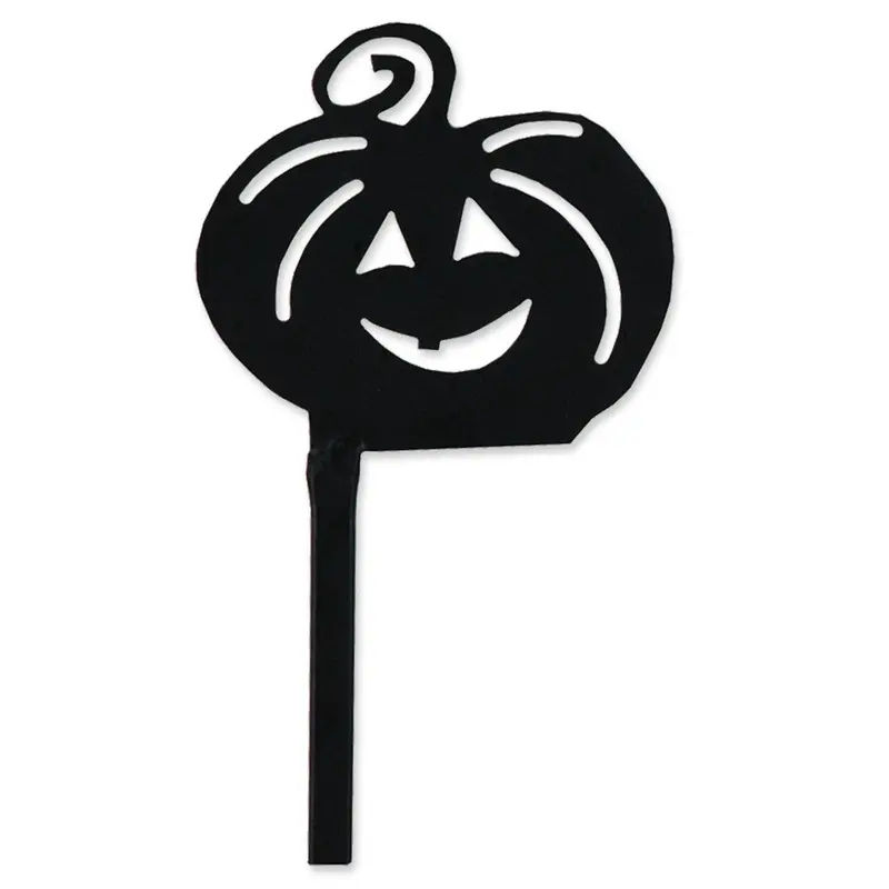 Pumpkin-Shaped Garden Flag Finial 1