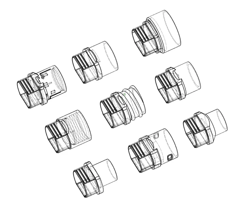 Pwncnc-Compatible Boot Adapters – Universal Dust Boot Mounting Kit 1