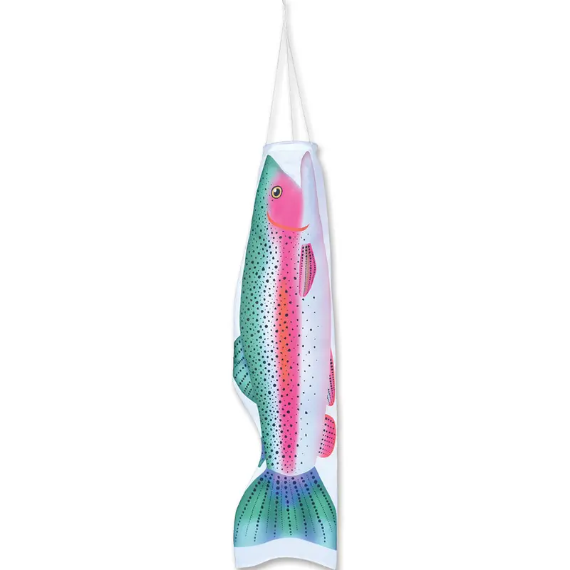 Rainbow Trout Koi Windsock With Vibrant Detailing 1
