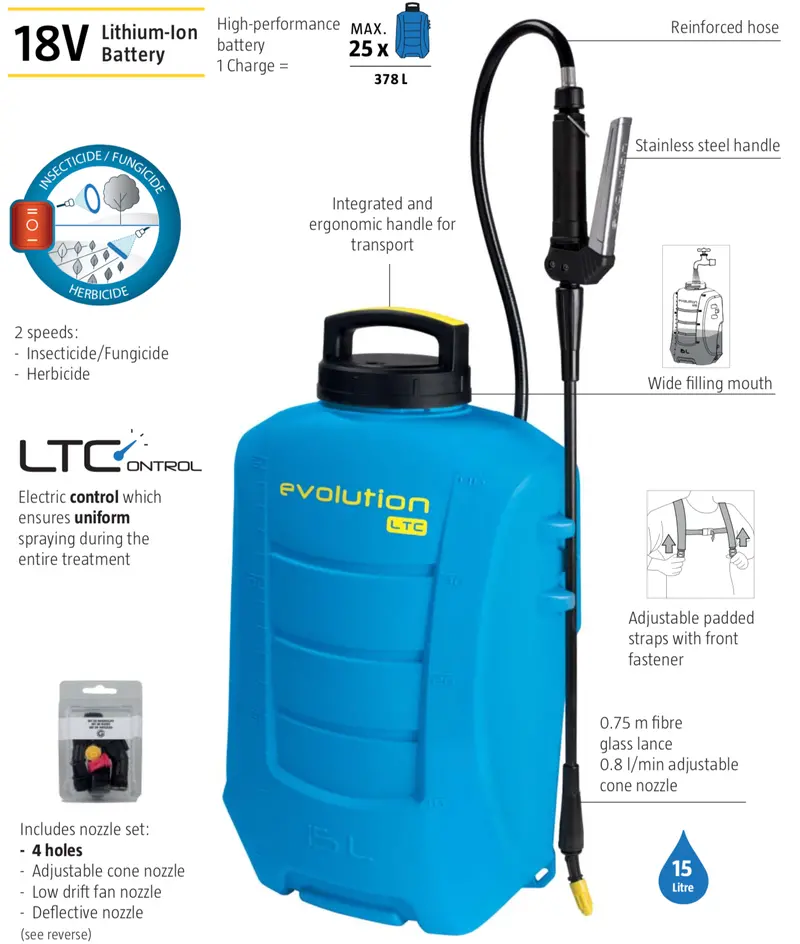 Rechargeable High-Capacity Mist Sprayer – 15-Litre Battery Unit (Ahs Mist) 1
