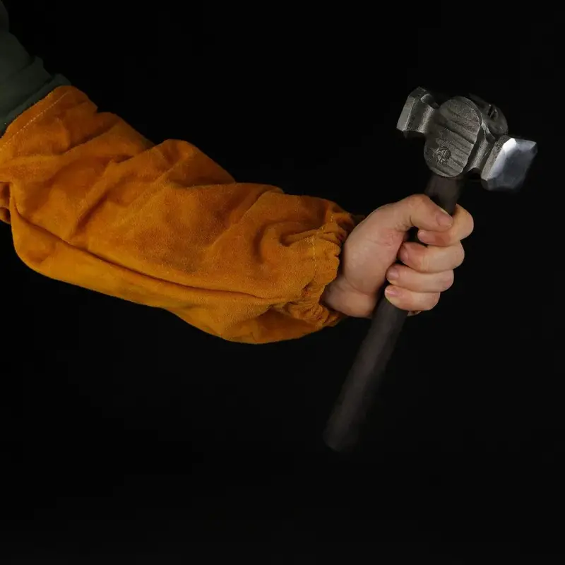 Reinforced Forearm Sleeves For Blacksmiths And Welders 1