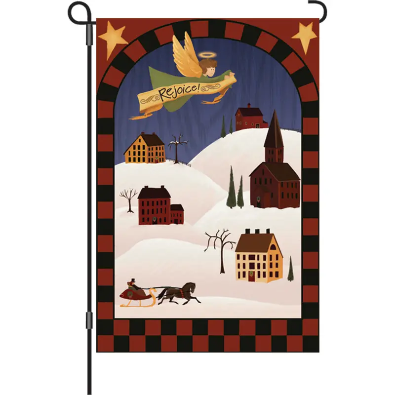 Rejoice Inspirational Flag – 12-Inch Uplifting Home Decor 1