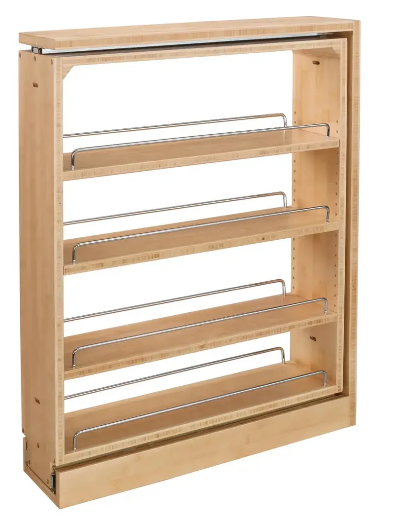 Rev-A-Shelf 432 Wood-Fill Base Pull-Out Spacer For Uniform Alignment Between Adjacent Base Cabinets 1