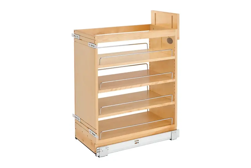 Rev-A-Shelf 448 Full-Height Base Cabinet Pull-Out With Blumotion Soft-Close Slides 1