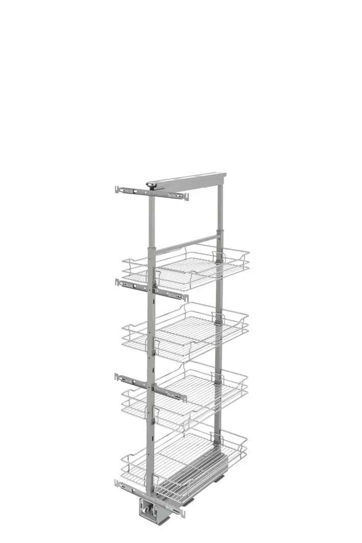 Rev-A-Shelf 5700 Series Four-Tier Medium-Height Wire Pantry Organizer 6