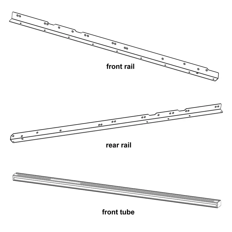Sawstop Professional Rails Kit For Cabinet Saws 1