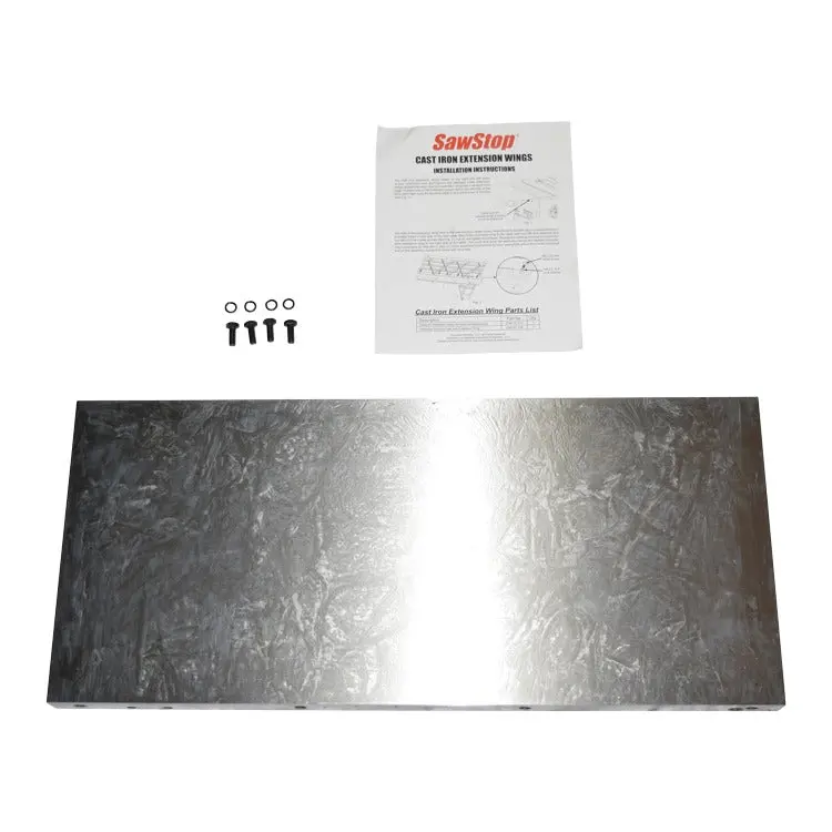 Sawstop Single Cast Iron Extension Wing For Table Saws 1