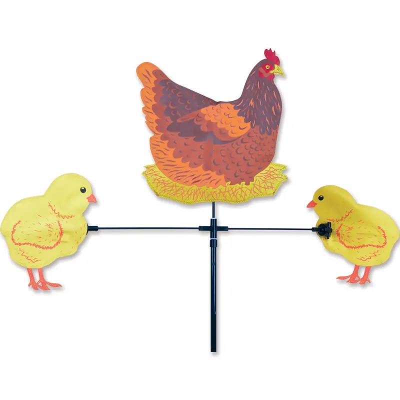 Single Hen & Chicks Carousel Spinner 1