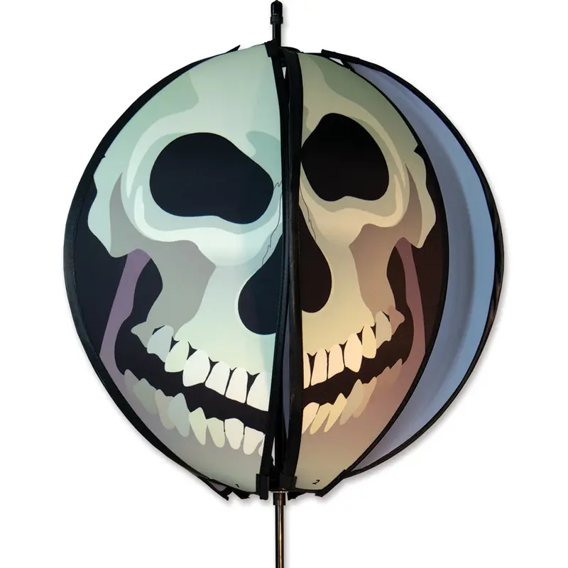 Skull 24-Inch Ball Spinning Decor 1