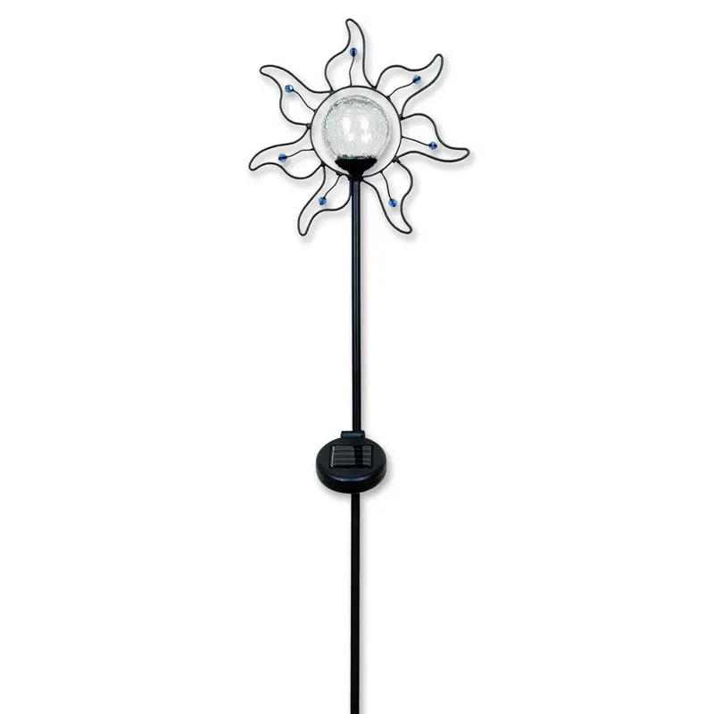 Solar-Powered Globe Light – Sun-Themed Design 1