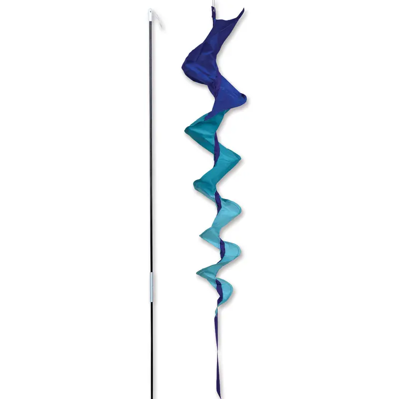 Soundwinds Blue Medium Fusilli Recumbent Bike Windsock 1