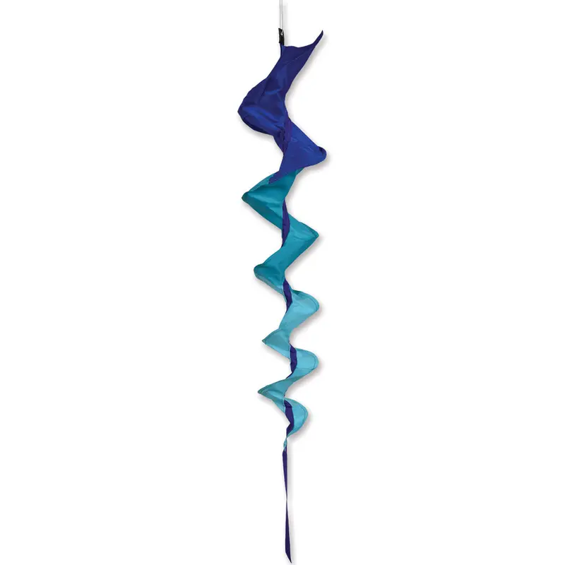 Soundwinds Blue Medium Spinning Fusilli Windsock 1