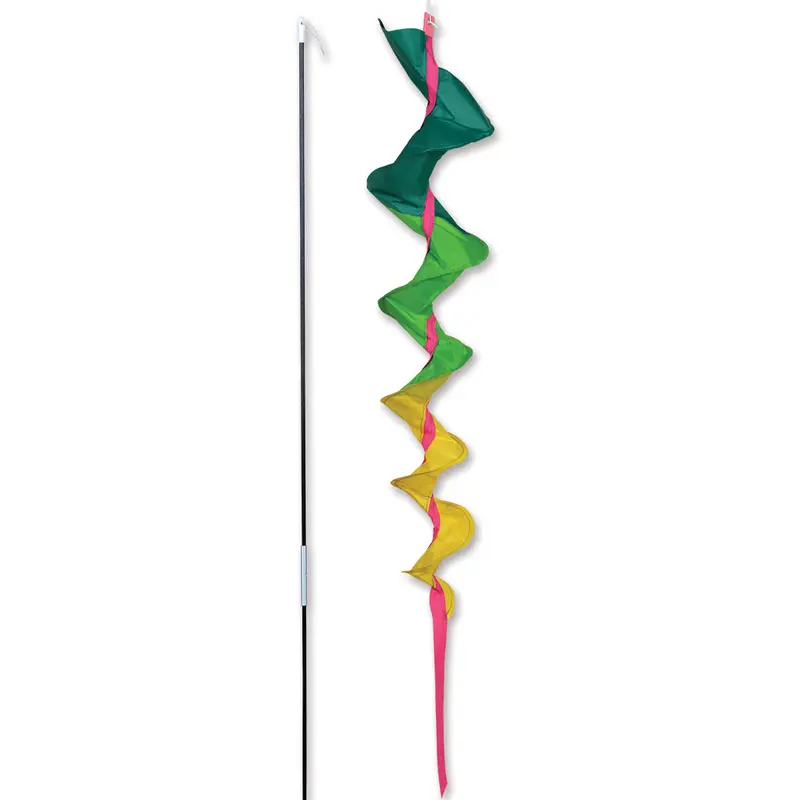 Soundwinds Green Medium Fusilli Recumbent Bike Windsock 1
